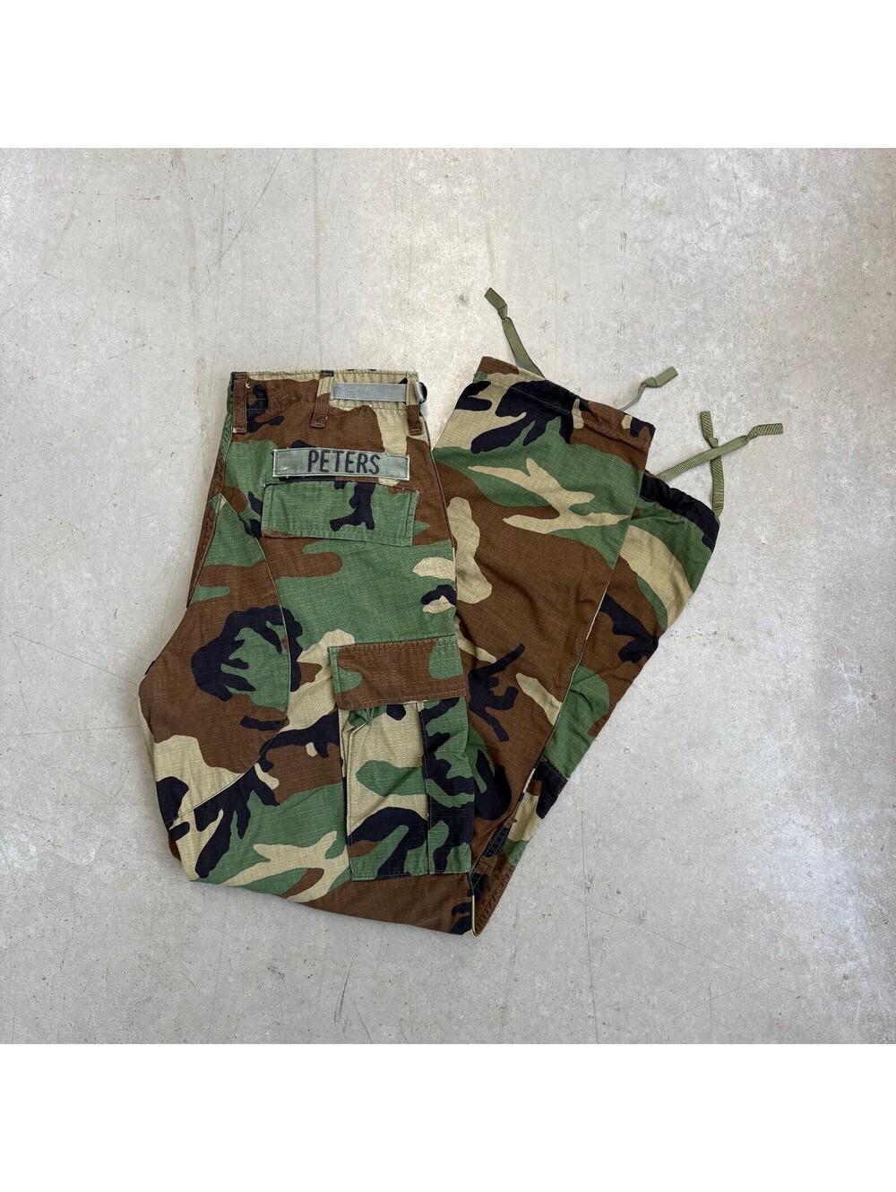 Vintage 90s Army Camo Cargo Pants Size 30